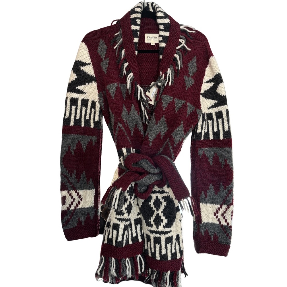 Frantic California Wrap Sweater